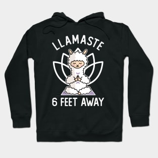 Llamaste 6 Feet Away Hoodie